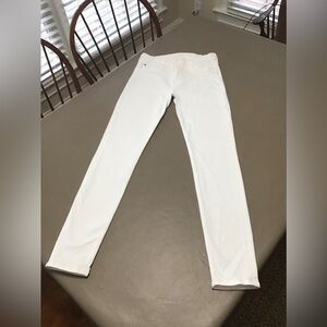 Hudson Midrise Nico Super Skinny jeans size 28 white